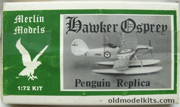 Merlin Models 1/72 Hawker Osprey Frog Penguin Replica plastic model kit